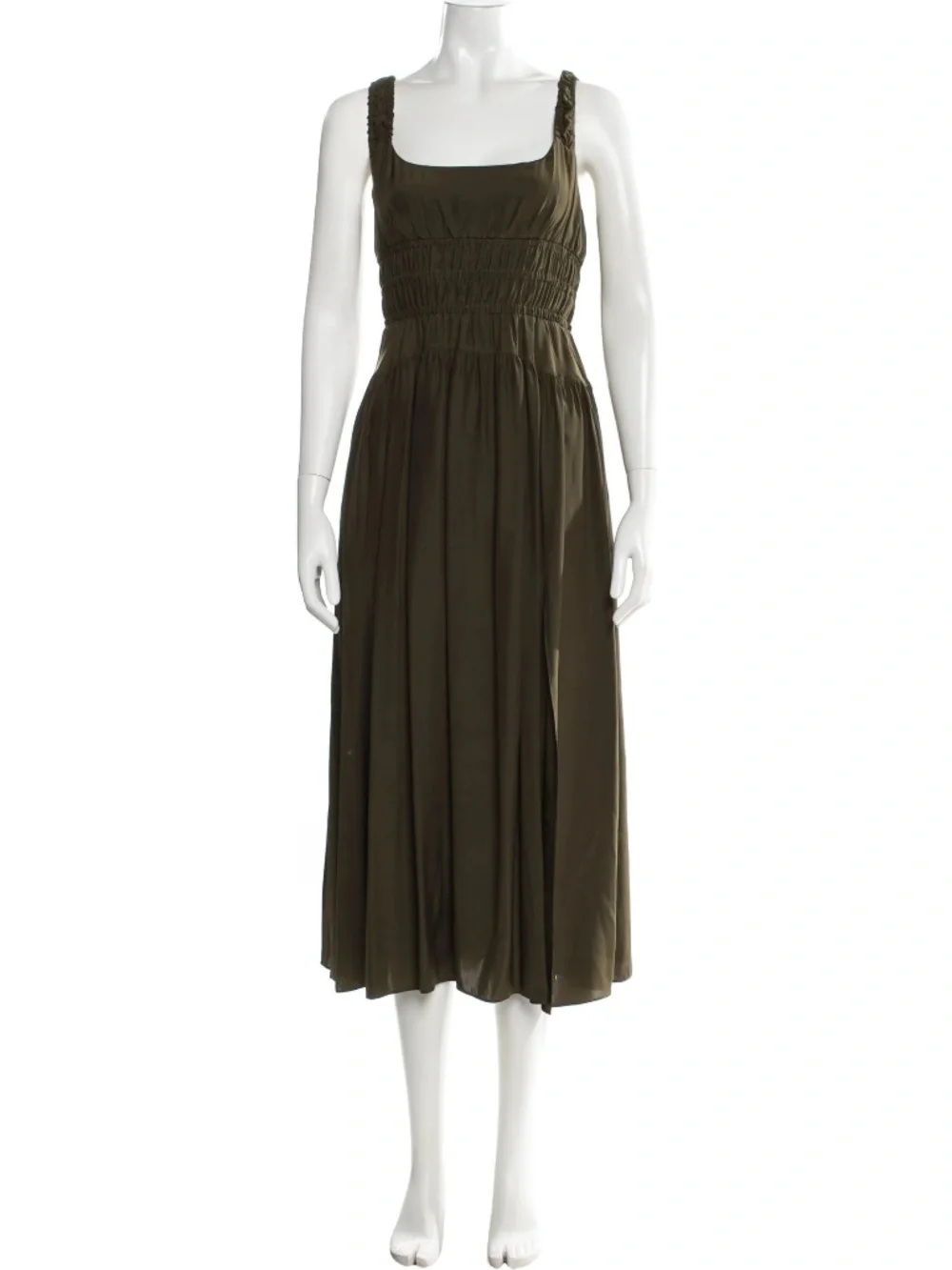 La Ligne Silk Midi Dress - Picture 1 of 10